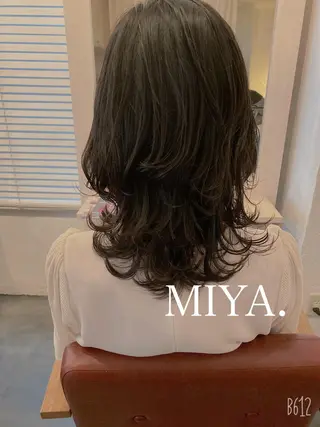 セミロング 北24条　髪質改善 MIYAのヘアスタイル