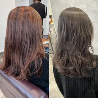 ロング カラー HAREru. モデル募集【戸塚】のヘアスタイル