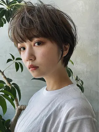 ショート カラー 🉐レイヤー/塩見 弘樹🉐渋谷のヘアスタイル