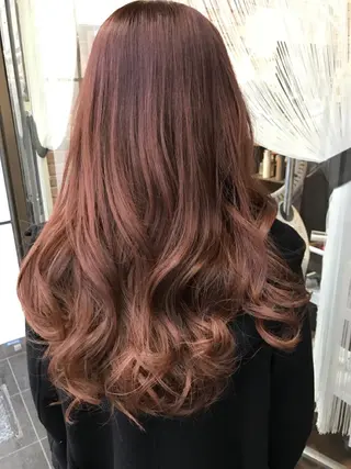ロング カラー Parfait 山本のヘアスタイル