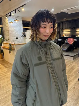 ショート パーマ Basis 田口豪司のヘアスタイル