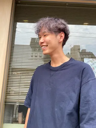 ショート カラー メンズ 髪質改善/Bloss om🌷高橋沙衣のヘアスタイル