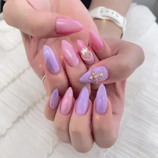 セミロング CHO nail あやねのネイルデザイン