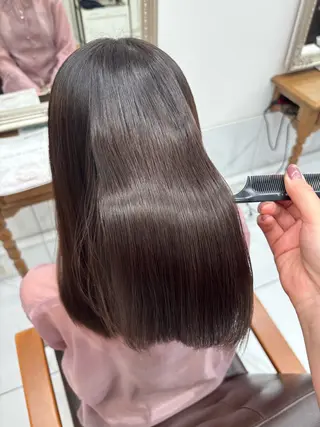 ミディアム 髪質改善カラー✨ るな🕊🫧のヘアスタイル