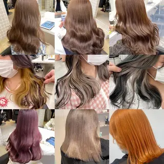 ミディアム カラー *モデル募集🤍横浜 透明感カラー🫧のヘアスタイル