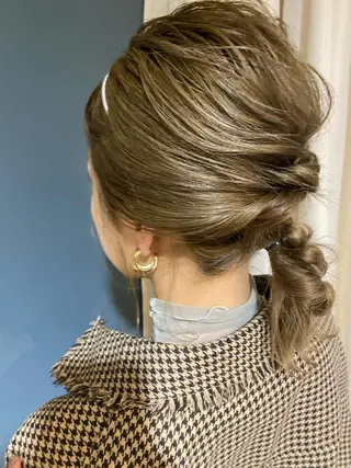 ヘアアレンジ 松浦 るなのヘアスタイル