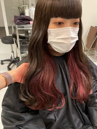 ロング カラー パーマ ヘアアレンジ 💗無料カットモデル 募集中yu-ki💗のヘアスタイル