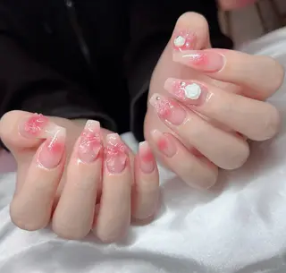 ネイル 🎀PG🩵 ネイルサロンのネイルデザイン