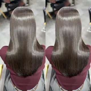 ロング カラー 髪質改善🩵縮毛矯正 代々木/木下のヘアスタイル