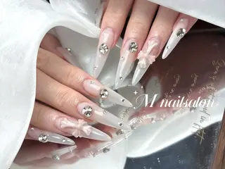 ネイル M🌷nail 長さだし専門店のネイルデザイン