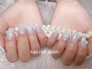 ネイル kao nail マグネット/長さだしのネイルデザイン