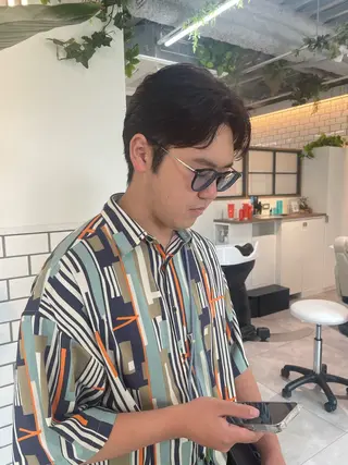 ショート カラー メンズ 松井 悠希のヘアスタイル
