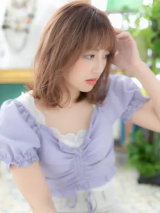 ミディアム カラー 🍀鶴貝 幸哉🍀のヘアスタイル