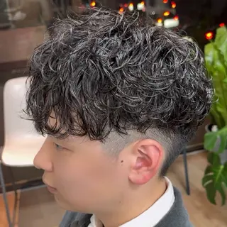 パーマ メンズ メンズパーマ/メンズ カット/たばたよしきのヘアスタイル