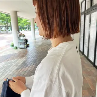 ショート カラー 荒川 ひなの 新川崎のヘアスタイル