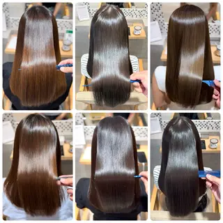 ロング 髪質改善・ クロスパーマ◎倉澤のヘアスタイル