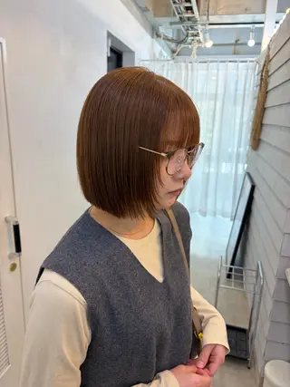 ショート カラー ダブルカラー メンズパーマ大成のヘアスタイル