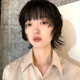 ショート パーマ ﾌﾞﾚｲｽﾞ˚✧₊⁎ ﾚｲﾔｰToriのヘアスタイル