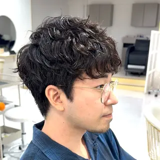 ショート 太我/フェザーパーマ /ニュアンスパーマのヘアスタイル