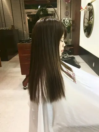 ロング カラー 河原 卓司のヘアスタイル