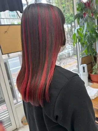 セミロング カラー 永野 瑛大のヘアスタイル