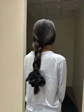ロング カラー ヘアアレンジ 大人な抜け感レイヤー remi🖤のヘアスタイル