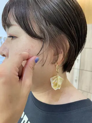 ショート カラー 緒方リエ 時短ショート・ボブのヘアスタイル