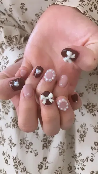 ショート キッズ 小山 羽奈のネイルデザイン