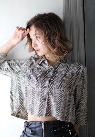 ミディアム カラー 🥀Takumi 🥀二子玉川のヘアスタイル