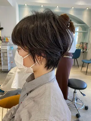 ショート 髪質改善レイヤー/ ボブたんの翔太のヘアスタイル