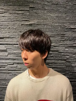 ミディアム メンズ 代表 武田晃英のヘアスタイル