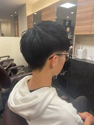 ショート メンズ メンズパーマモデル 大募集中のヘアスタイル