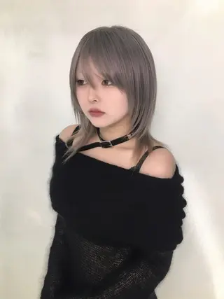 ミディアム カラー Hanaka🪷 ニュアンス×レイヤーのヘアスタイル
