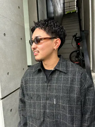 ショート メンズ 松下 優莉のヘアスタイル
