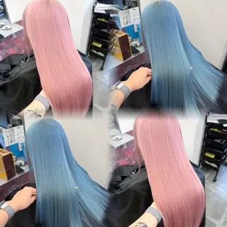 カラー PELEmana🎀 ハイトーン🧚🪄のヘアスタイル