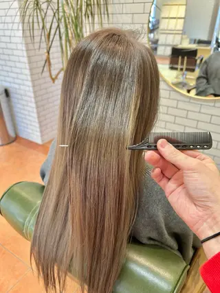 ロング カラー 石井 佑樹のヘアスタイル