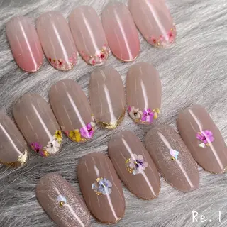 ネイル モチの良さ◉ フィルインネイル♡のネイルデザイン
