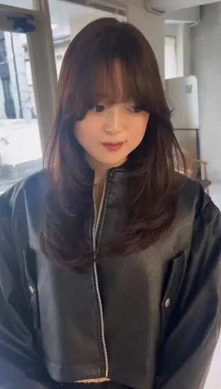 ミディアム 安達 祥生のヘアスタイル