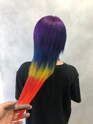 ロング カラー welring hair salonのヘアスタイル