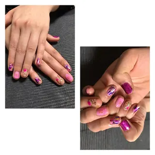ネイル モチの良さ◉ フィルインネイル♡のネイルデザイン