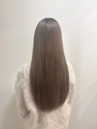 ロング カラー たなか もえなのヘアスタイル