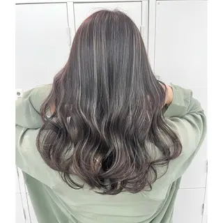 ミディアム カラー 奥山義進/大宮 /ダブルカラーのヘアスタイル