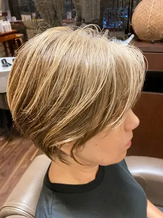 ショート 🌙パーマ 照井🌙のヘアスタイル