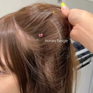 ロング 盛れる透明感カラー momokaのヘアスタイル