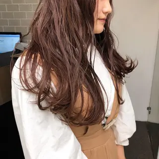 ロング カラー イシマル ナオヤのヘアスタイル
