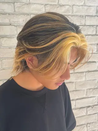 カラー メンズ ブリーチ超特化美容師 ☯️ルカ✡️💫のヘアスタイル