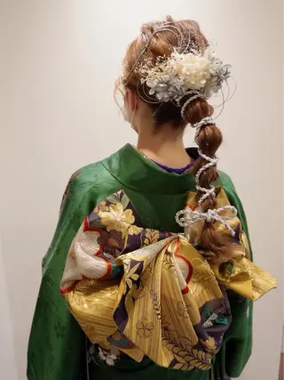 ロング ヘアアレンジ Primus ﾌﾟﾘﾑｽのマツエク・マツパデザイン