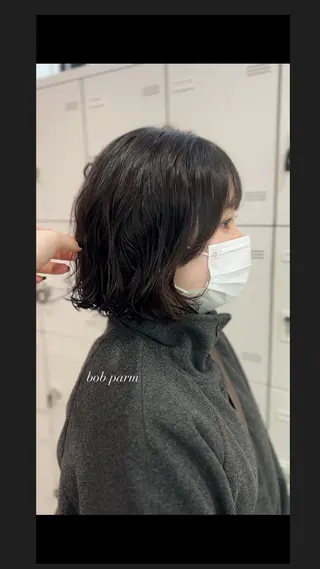 ショート パーマ レイヤー/ダブルカラ ー🎀Sayakaのヘアスタイル