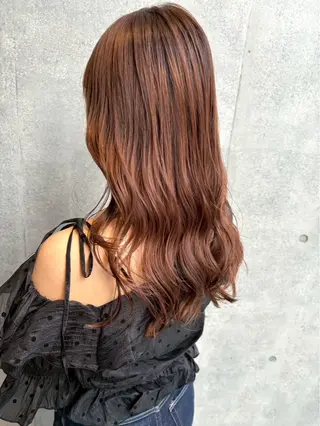 ロング カラー 暖色/暗髪/ 🎀UMI🎀のヘアスタイル