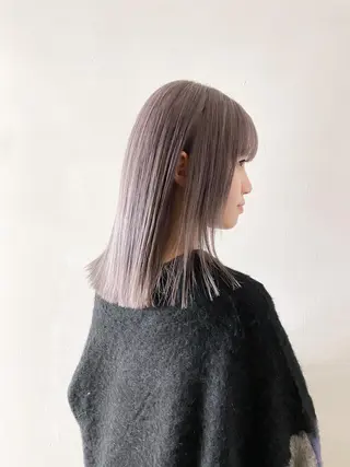 ミディアム 髪質改善/艶カラー MISATOのヘアスタイル